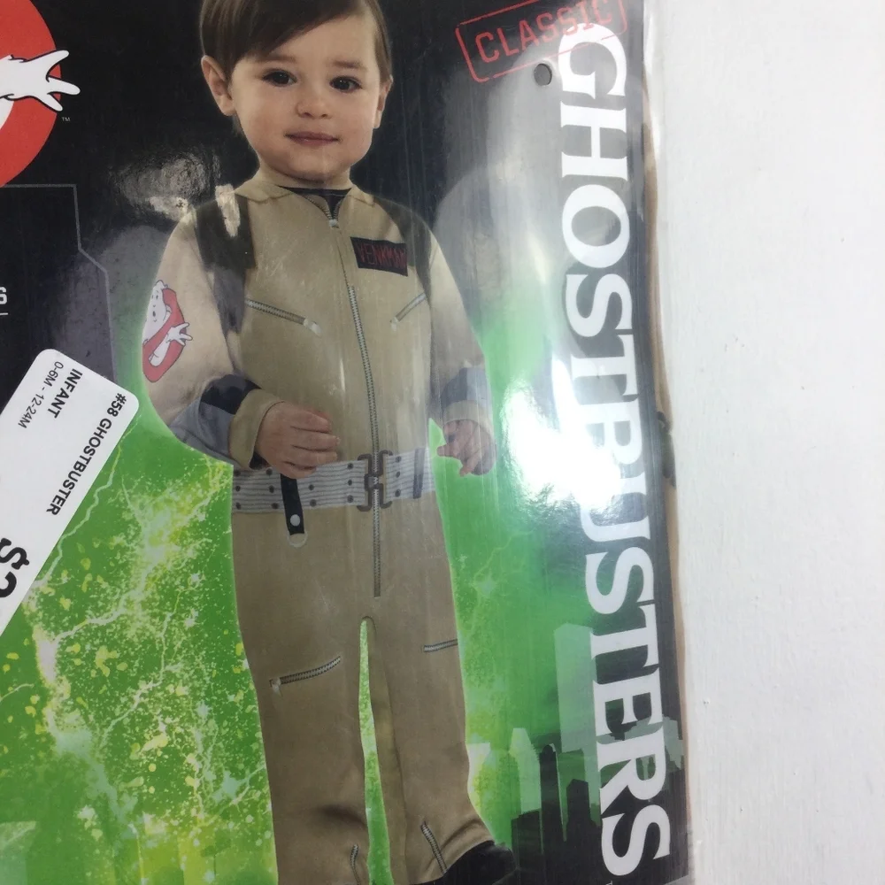 Tan Halloween Ghostbusters Costume Iconic Jumpsuit